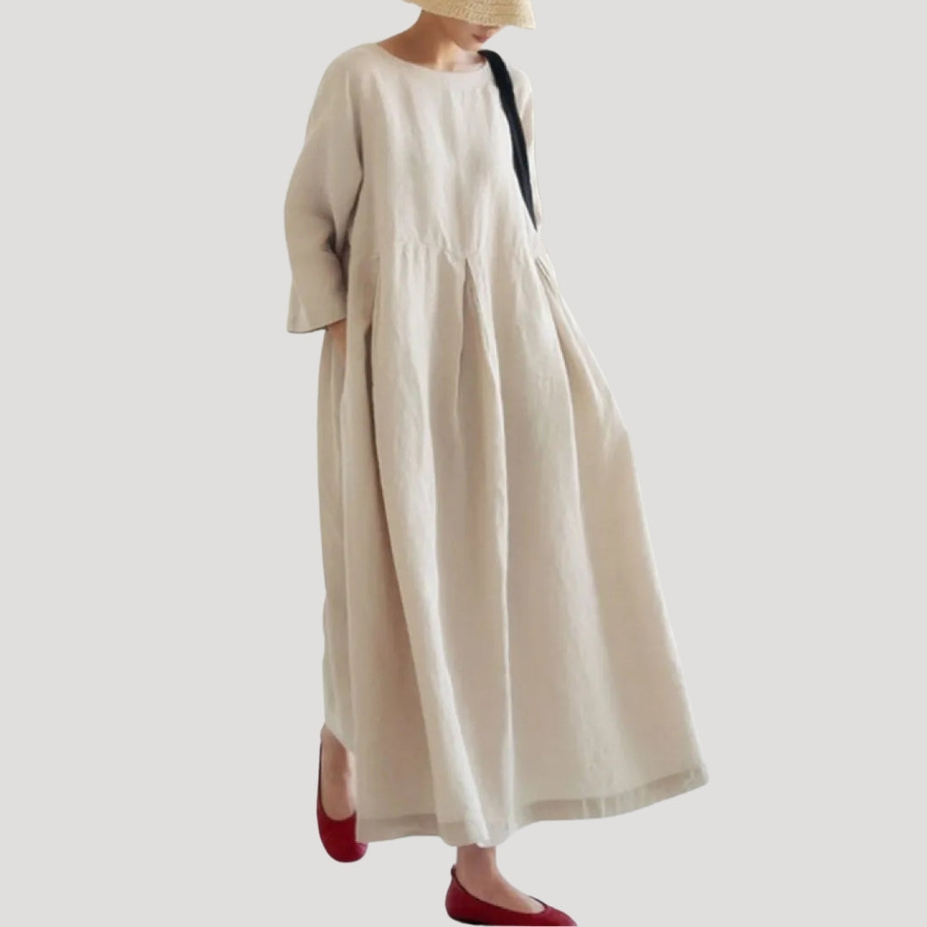 Women’s Loose Maxi Dress Long Sleeve Relaxed Flowing Gown