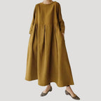 Women’s Loose Maxi Dress Long Sleeve Relaxed Flowing Gown