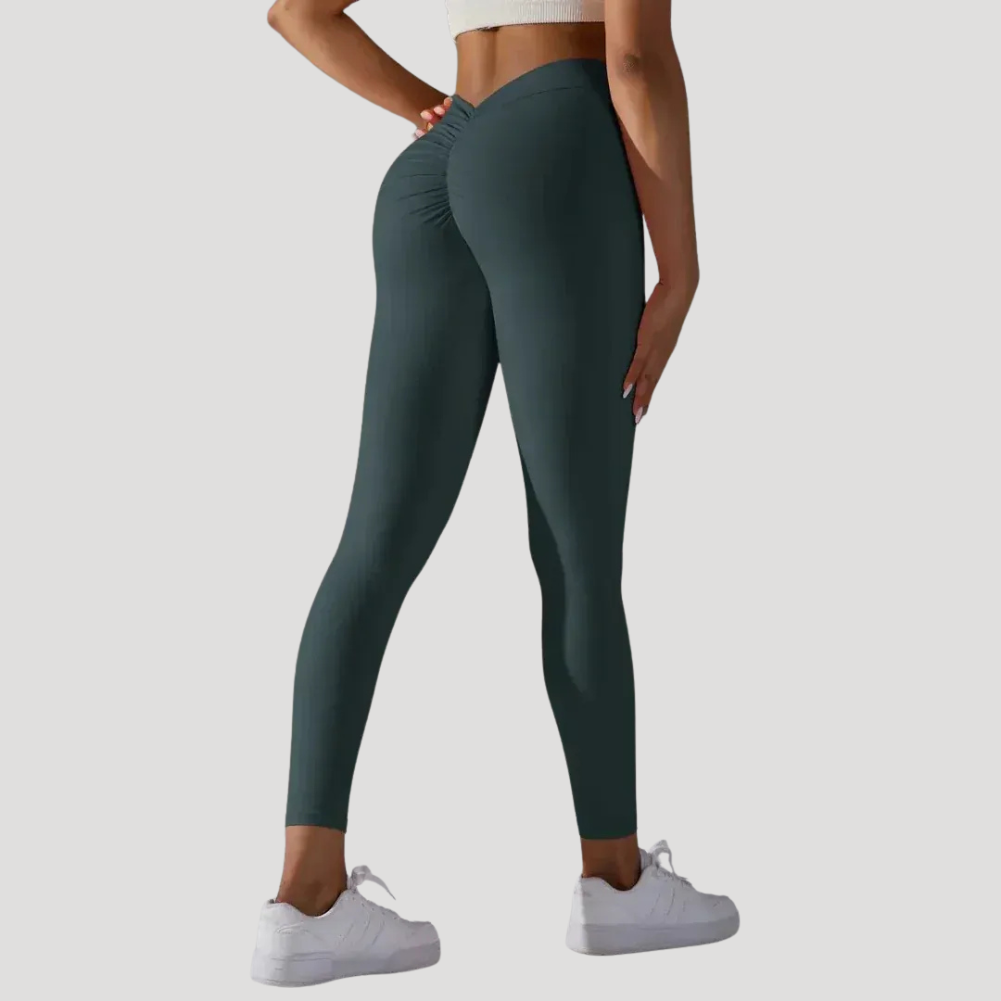 Dámske Legíny Športové Fitness Gym Push Up Vysoký Pás Scrunch