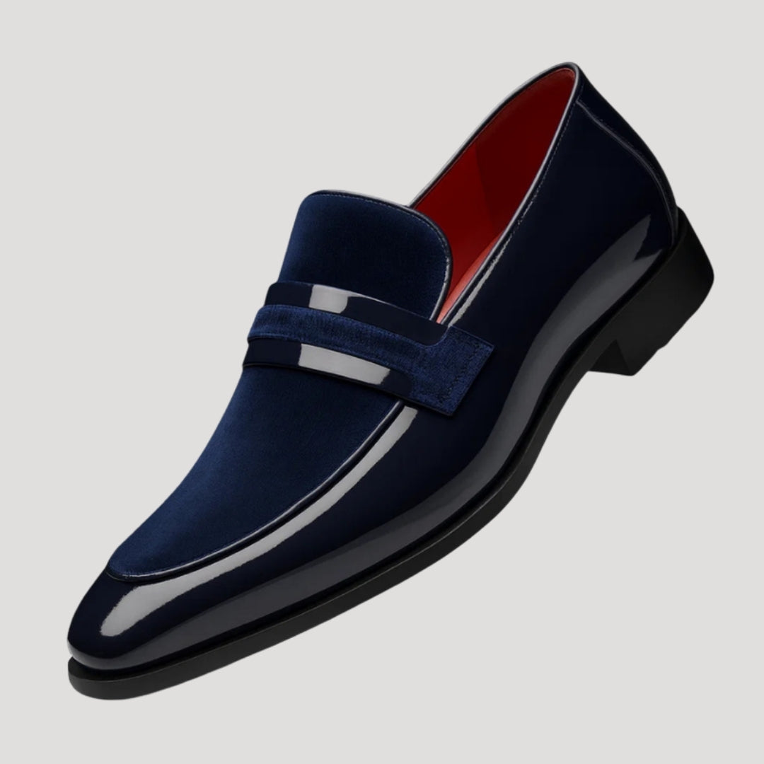 Men’s Velvet Dress Loafers Slip On Formal Party Shoes