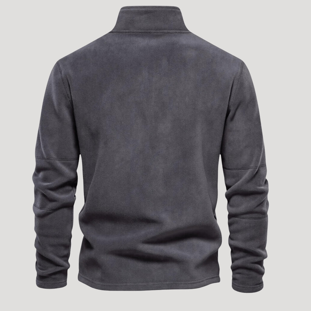 Men’s Quarter Zip Sweater Fleece Pullover Long Sleeve