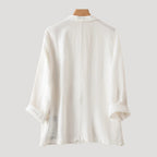 Women’s Blazer Lightweight Casual Linen Summer Jacket