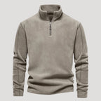 Men’s Quarter Zip Sweater Fleece Pullover Long Sleeve