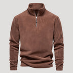 Men’s Quarter Zip Sweater Fleece Pullover Long Sleeve