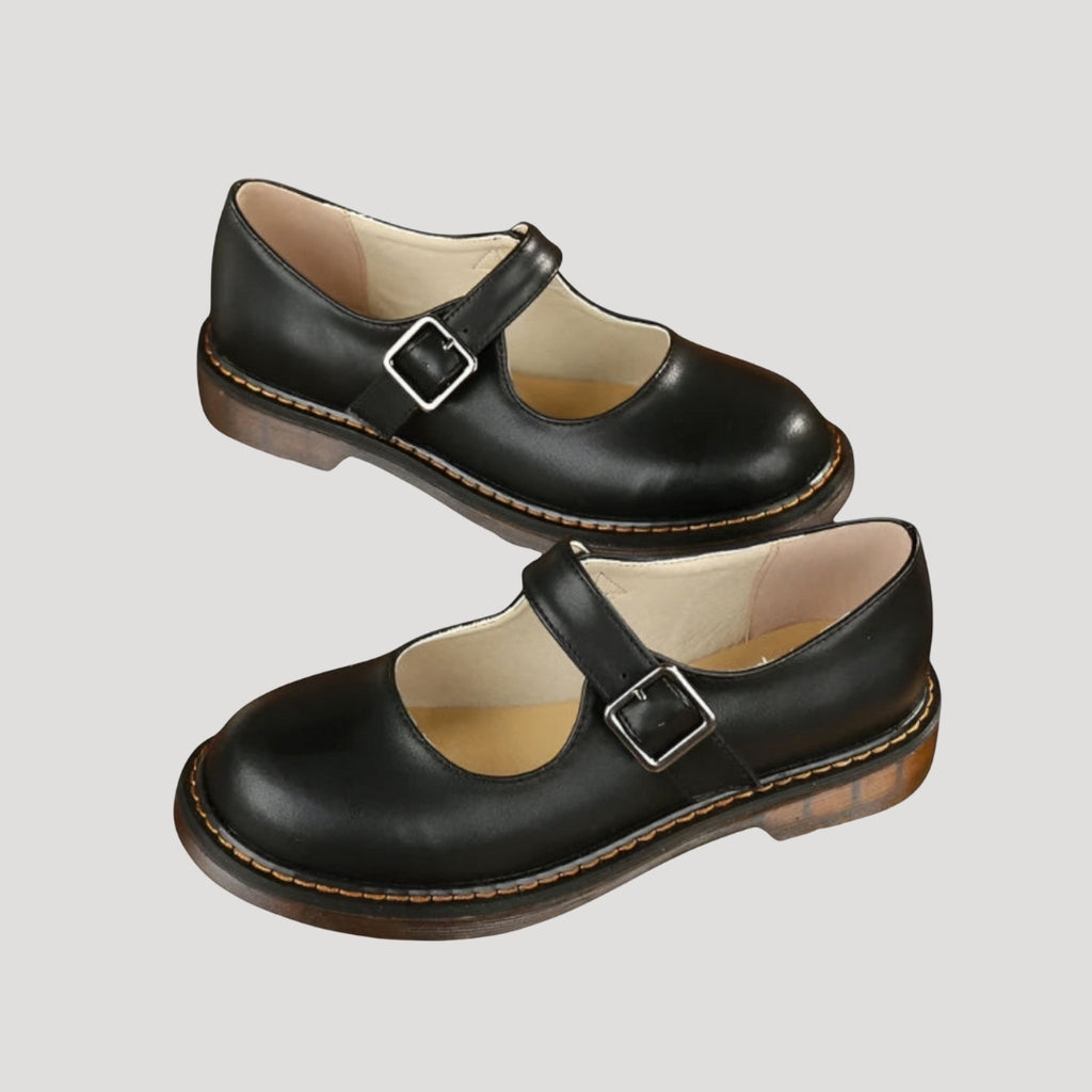 Women’s Mary Jane Ballet Flats Classic Buckle Shoes