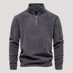 Men’s Quarter Zip Sweater Fleece Pullover Long Sleeve