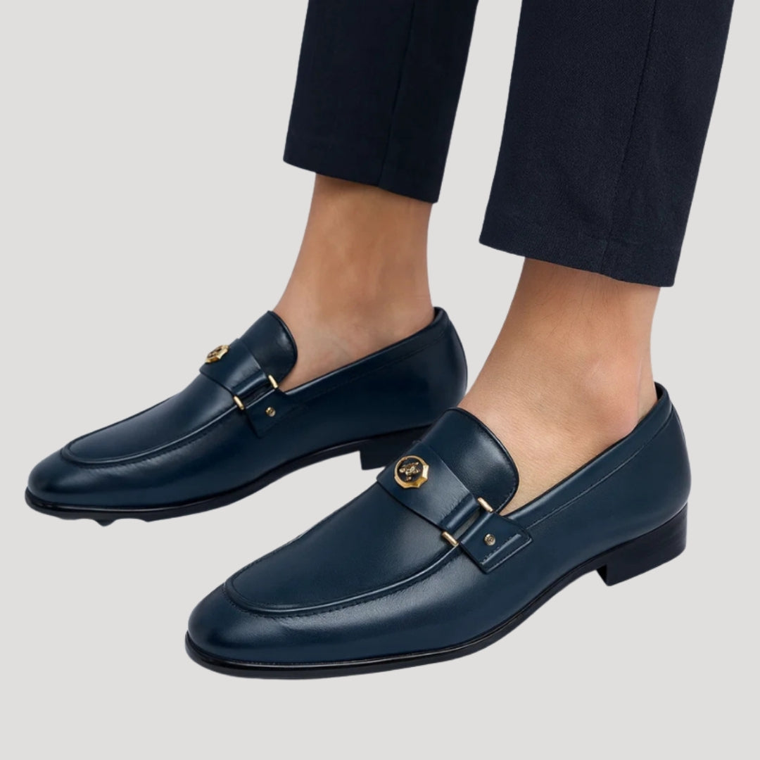 Men’s Loafers Leather Slip On Dress Casual Shoes