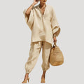 Women’s Two Piece Set Matching Lounge Casual Loose Travel