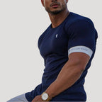 Men’s Slim Fit Crew Neck Short Sleeve Muscle T Shirt Top