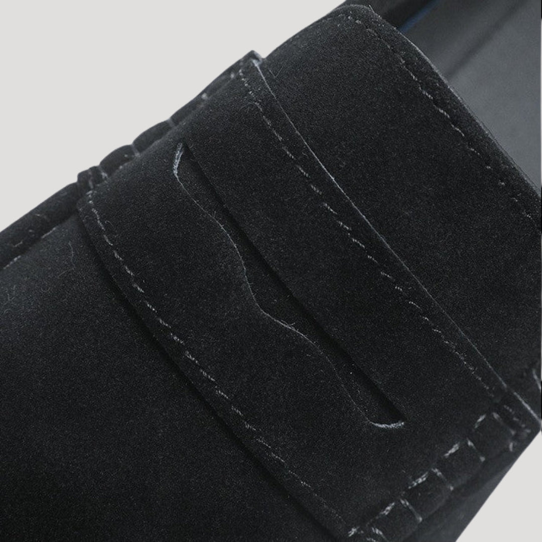 Men’s Suede Loafers Slip On Casual Flat Shoes