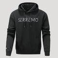 Men’s Black Graphic Pullover Hoodie Casual Streetwear Sweatshirt