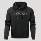 Men’s Black Graphic Pullover Hoodie Casual Streetwear Sweatshirt