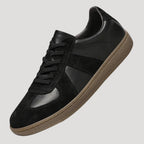 Men’s Suede Lace Up Sneakers Thick Sole Casual Shoes