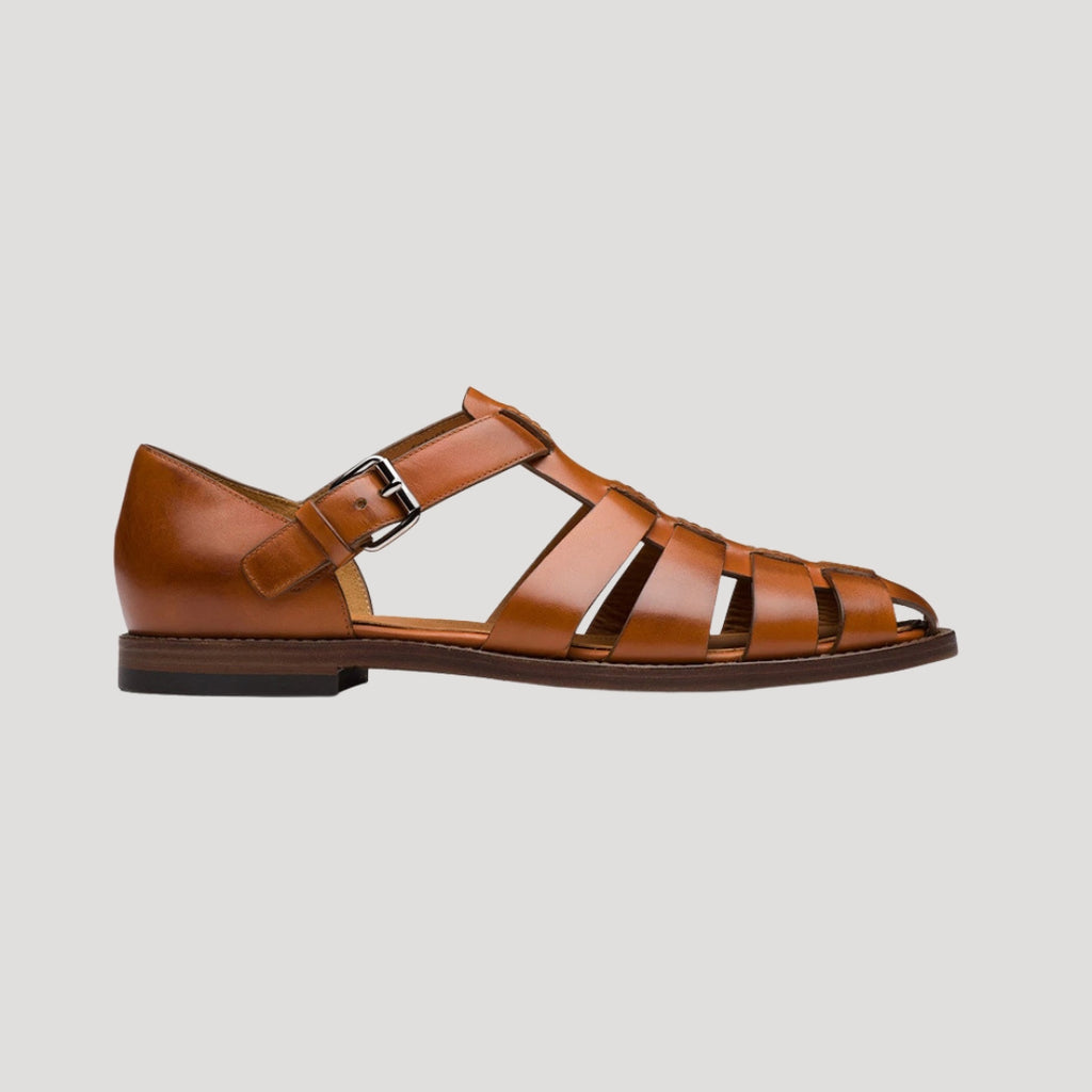 Women’s Buckle Strap Sandals Open Toe Casual Flats