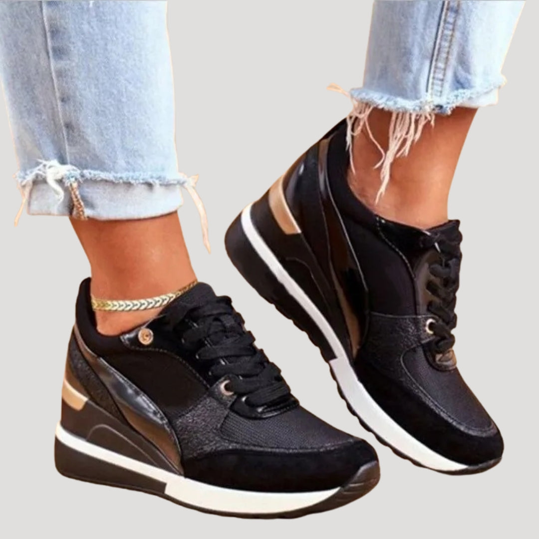 Women’s Low Top Lace Up Sneakers Casual Walking Shoes
