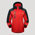 Women’s Hooded Waterproof Ski Jacket Outdoor Zip Outerwear