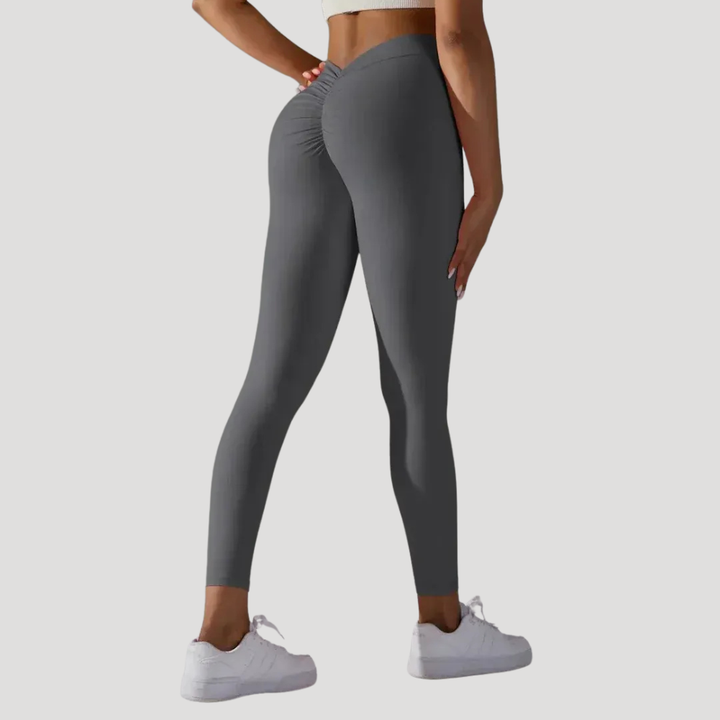 Dámske Legíny Športové Fitness Gym Push Up Vysoký Pás Scrunch