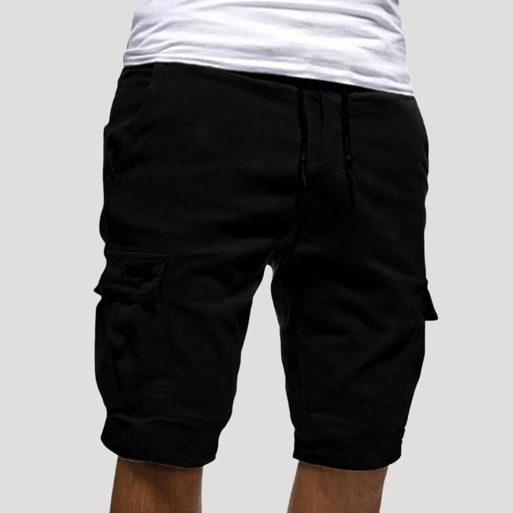 Men’s Cargo Shorts Drawstring Pocket Casual Fit