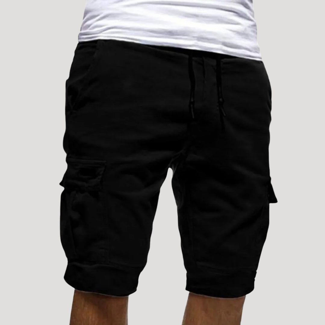 Men’s Cargo Shorts Drawstring Pocket Casual Fit