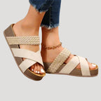 Women’s Sandals Platform Slide Strap Braided Casual