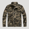 Men’s Hooded Bomber Jacket Zip Up Utility Outerwear Coat