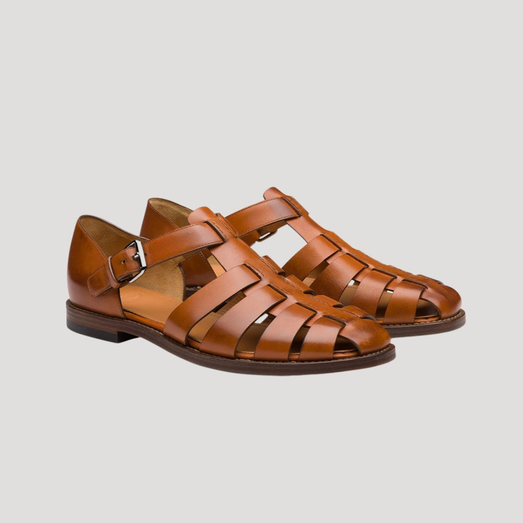 Women’s Buckle Strap Sandals Open Toe Casual Flats