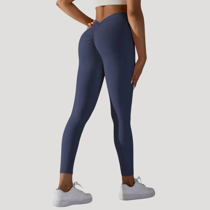 Dámske Legíny Športové Fitness Gym Push Up Vysoký Pás Scrunch