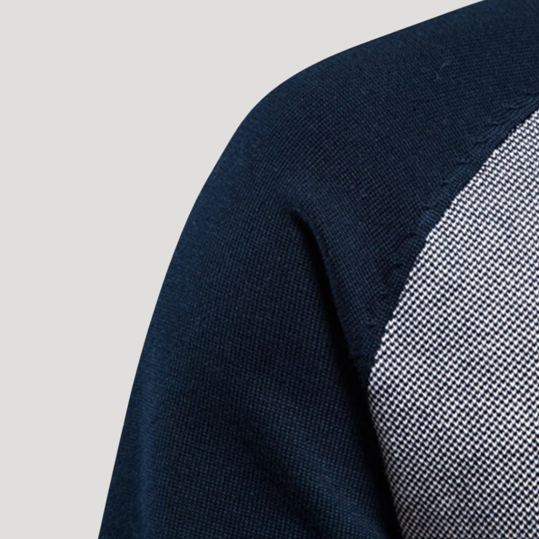 Men’s Knit Bomber Jacket Zip Up Casual Outerwear