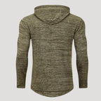 Men’s Slim Fit Knit Pullover Hoodie Casual Long Sleeve Sweatshirt