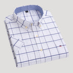 Men’s Checked Button Shirt Casual Smart Fit