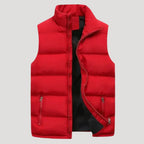 Men’s Puffer Vest Lightweight Quilted Zip Up Casual Outerwear