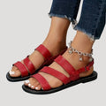 Women’s Flat Strap Sandals Open Toe Casual Shoes