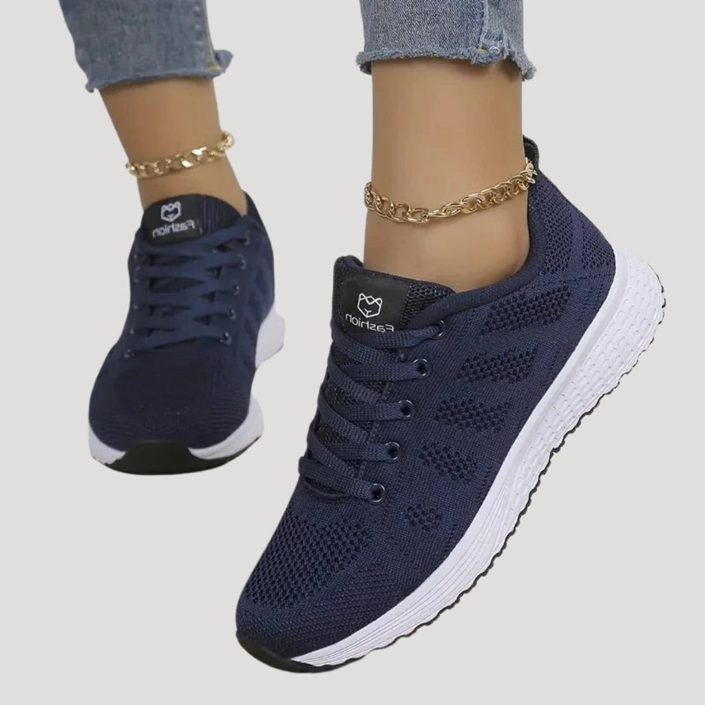 Women’s Mesh Running Sneakers Lightweight Lace Up Shoes