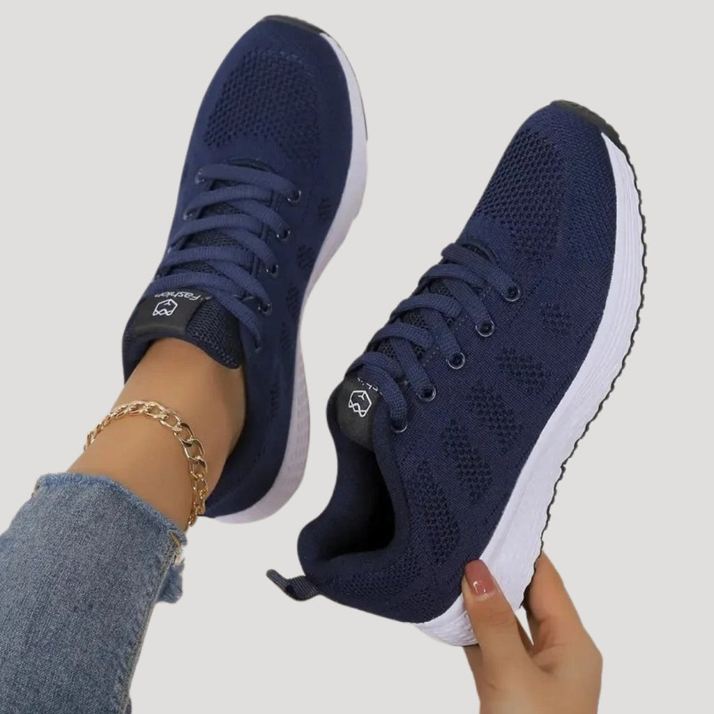 Women’s Mesh Running Sneakers Lightweight Lace Up Shoes