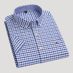 Men’s Checked Button Shirt Casual Smart Fit