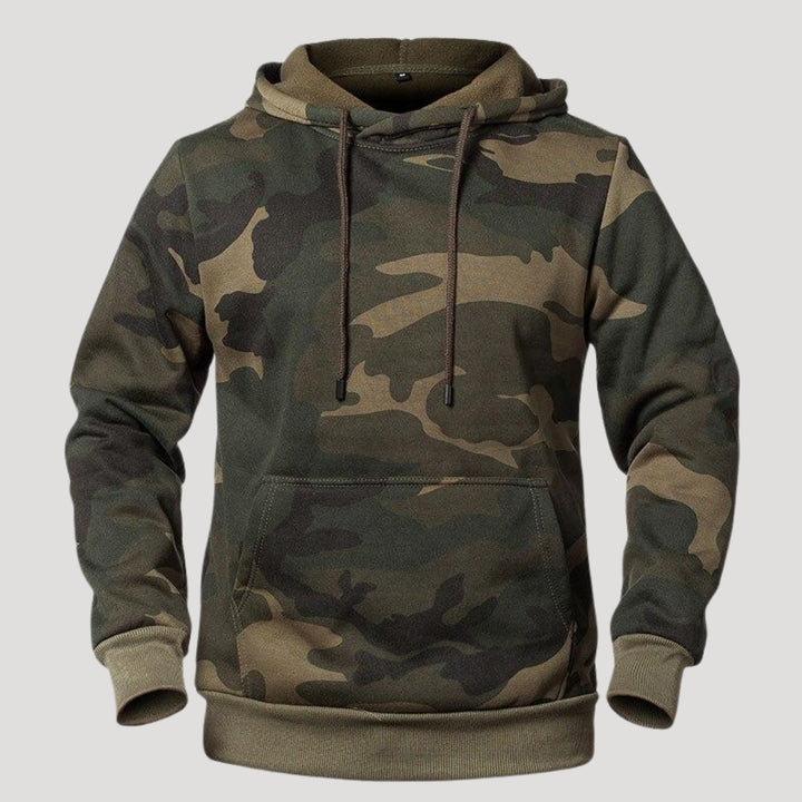 Men’s Camo Hoodie Pullover Sweatshirt Kangaroo Pocket