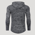 Men’s Slim Fit Knit Pullover Hoodie Casual Long Sleeve Sweatshirt