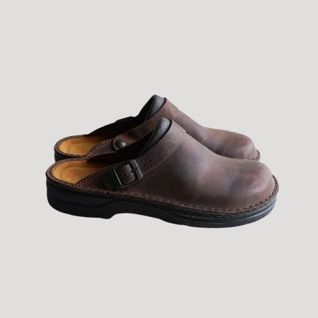 Men’s Slip On Loafers Casual Leather Walking Shoes