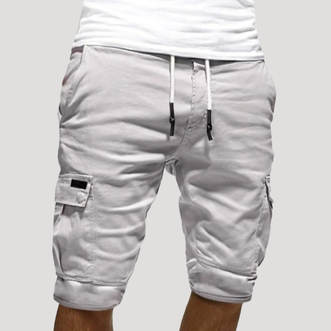 Men’s Cargo Shorts Drawstring Pocket Casual Fit