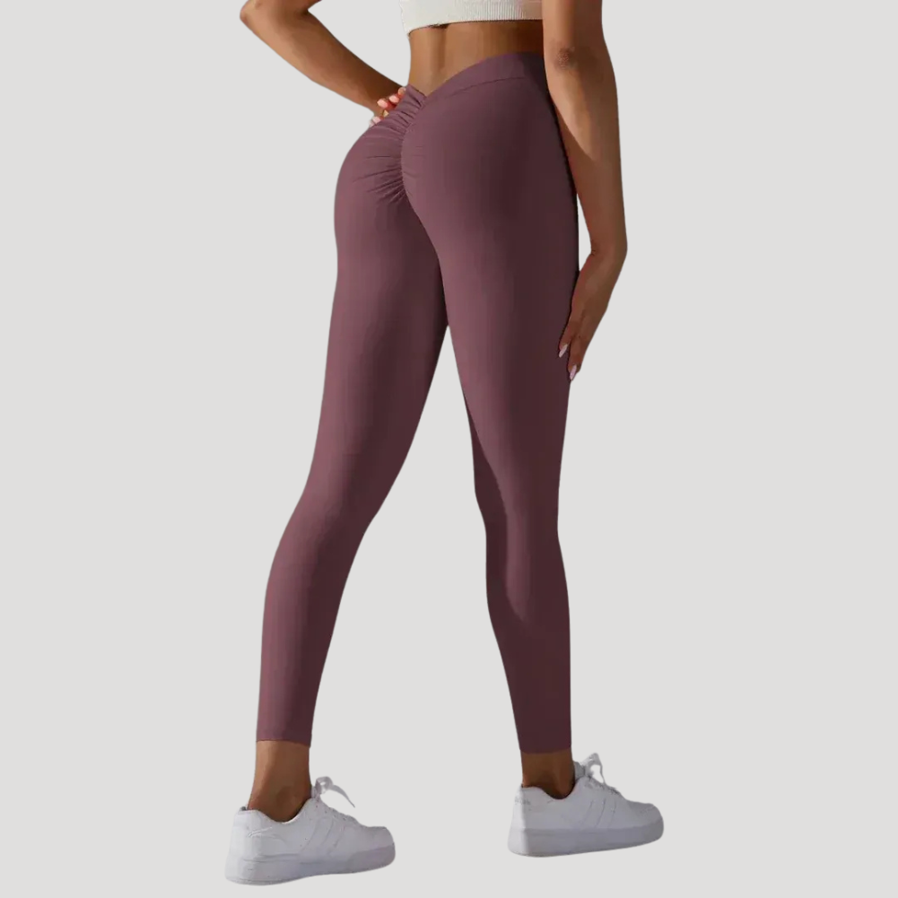 Dámske Legíny Športové Fitness Gym Push Up Vysoký Pás Scrunch
