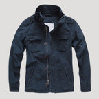 Men’s Hooded Bomber Jacket Zip Up Utility Outerwear Coat