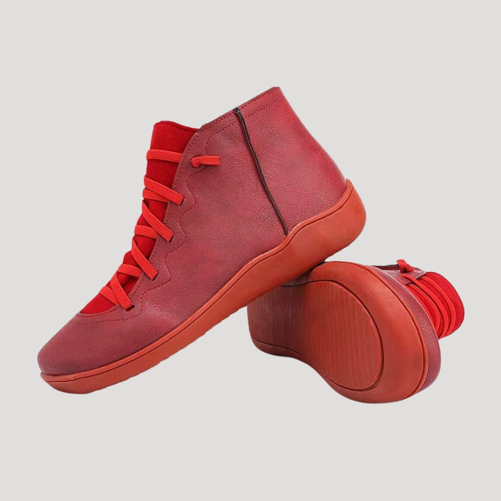 Women’s High Top Sneakers Lace Up Casual Platform Shoes