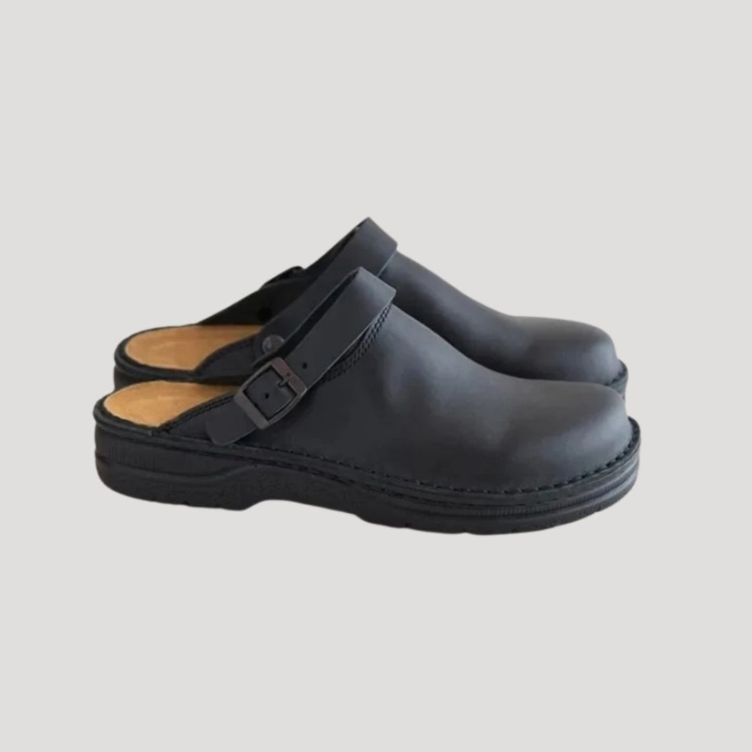 Men’s Slip On Loafers Casual Leather Walking Shoes