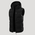 Men’s Puffer Vest Hooded Quilted Sleeveless Jacket