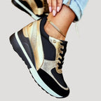 Women’s Low Top Lace Up Sneakers Casual Walking Shoes