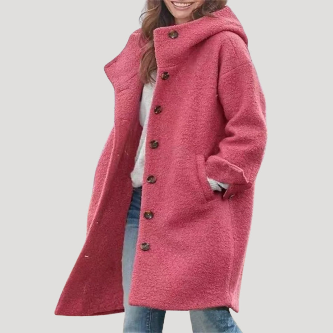Women’s Long Oversized Coat Open Front Relaxed Fit Outerwear