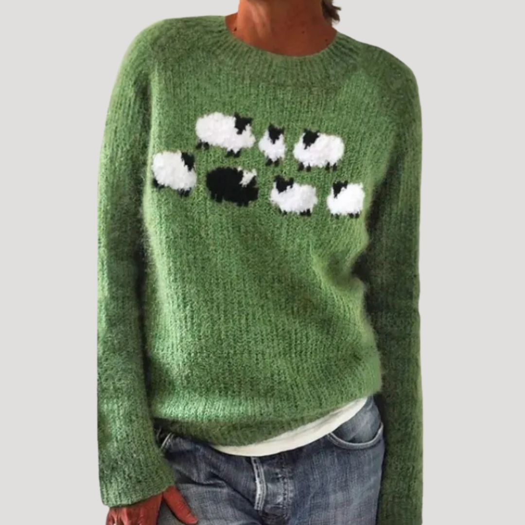Women’s Oversized Chunky Knit Sweater Relaxed Fit Pullover