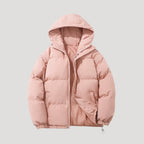 Women’s Hooded Puffer Jacket Quilted Zip Up Coat
