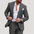 Men’s Slim Fit Suit Blazer And Trousers Formal Set