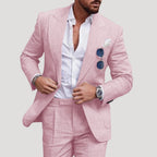 Men’s Slim Fit Suit Blazer And Trousers Formal Set